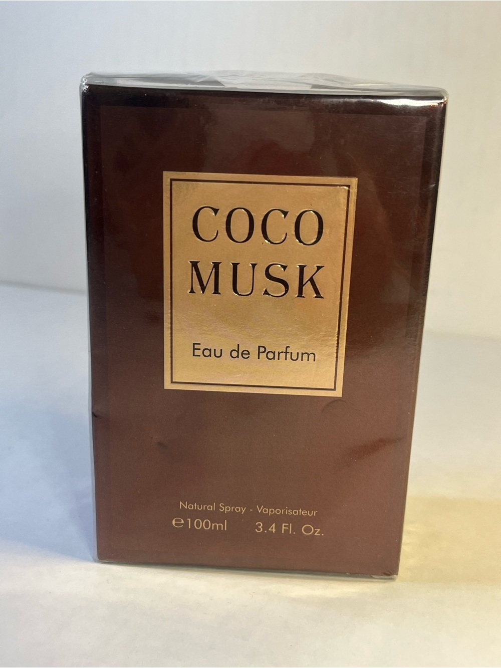 Coco Musk Eau de Parfum - Brown & Gold Packaging
